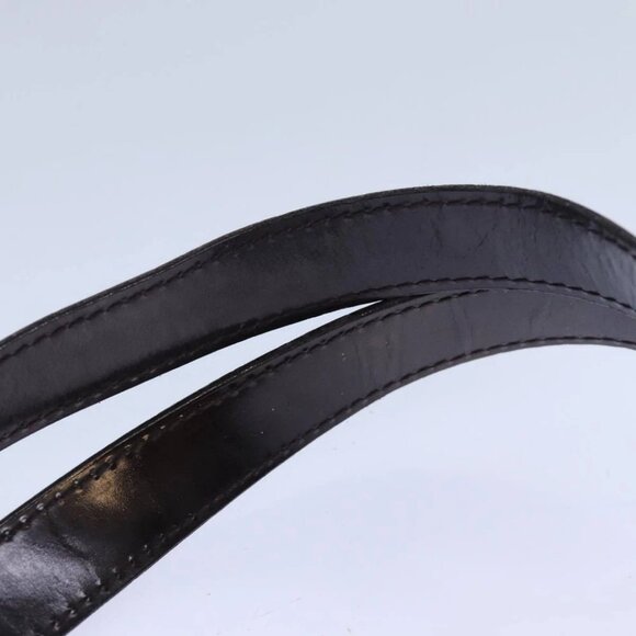 CHANEL COCO Mark Hand Bag Enamel Brown CC - Picture 11 of 15